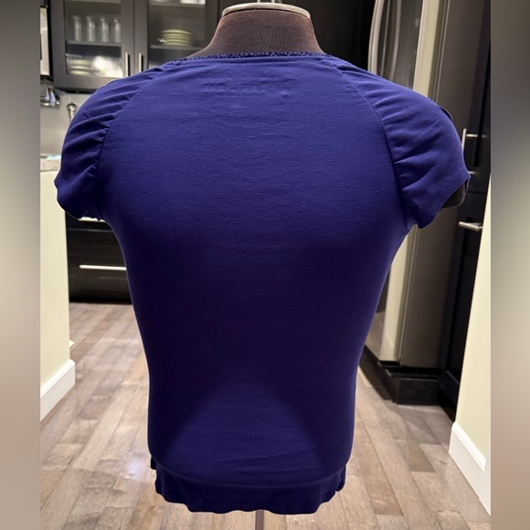 Victoria Secret Wrap Look Cap Sleeve Top Size Large - Picture 2 of 2